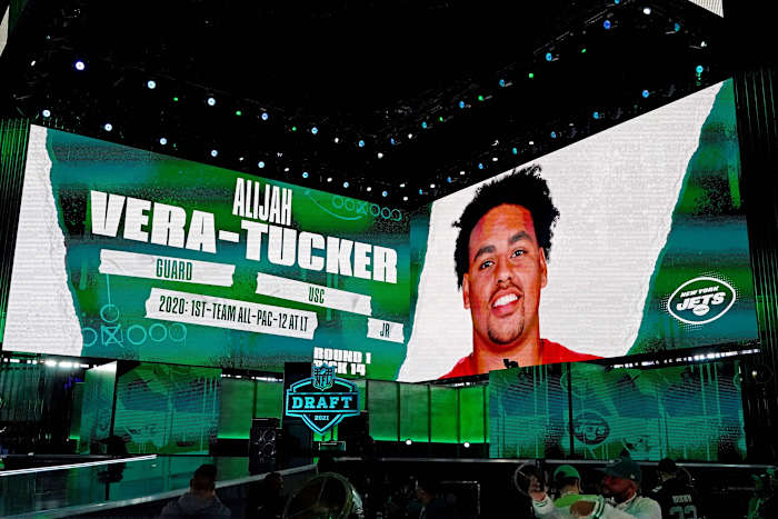 New York Jets pick Alijah Vera-Tucker in NFL draft